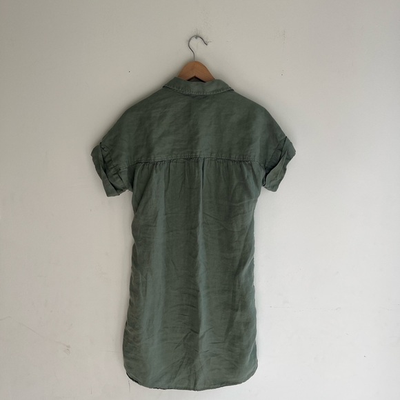 JCREW Baird McNutt Irish linen Shirt Dress Size XS - Picture 8 of 8